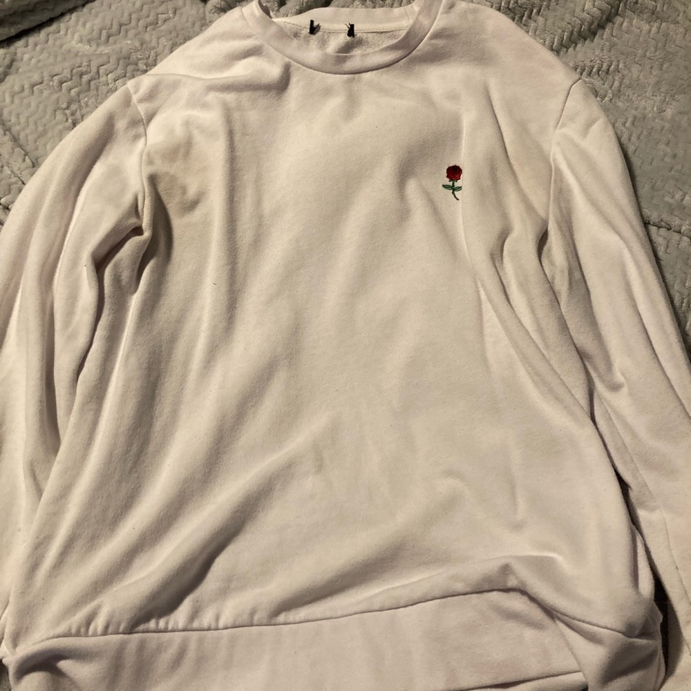 White sweatshirt size L (W)